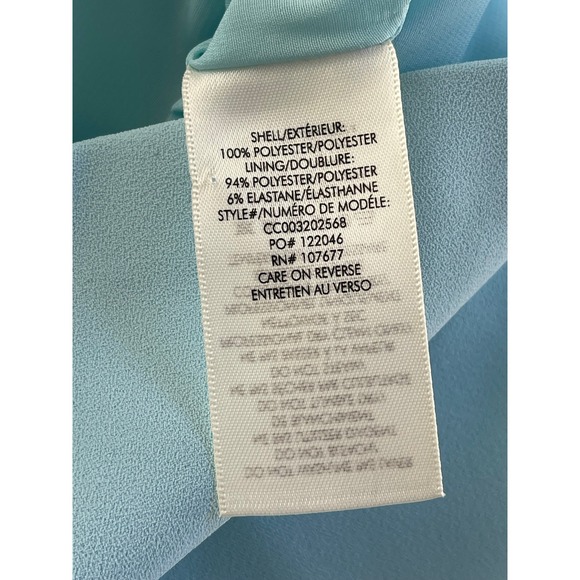 Alice + Olivia Powder Blue Shift Dress Sleeveless Zip Back Size‎ 10 NWT - Picture 6 of 8